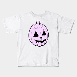 Lilac Pumpkin Kids T-Shirt